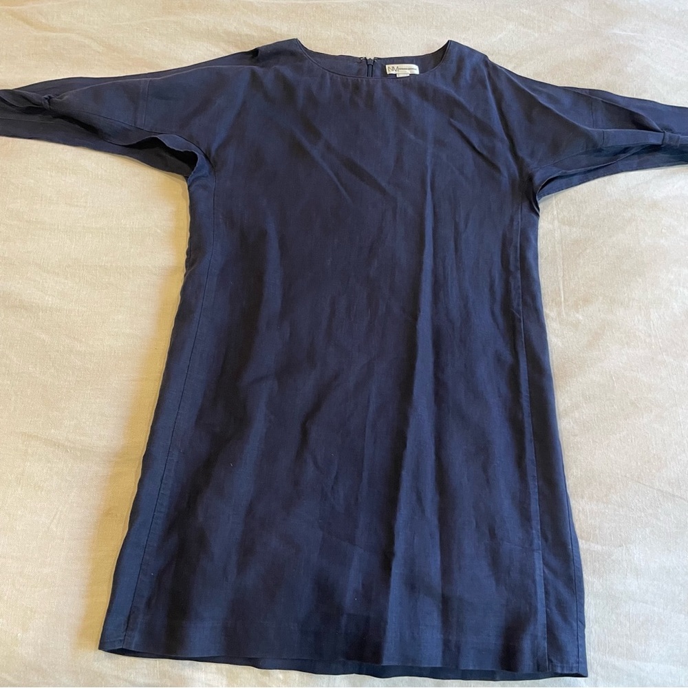 Neiman Marcus navy blue dress